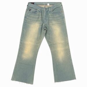 Vintage Abercrombie & Fitch flare Jeans Premium Denim Made in USA 90s Mens 33x29